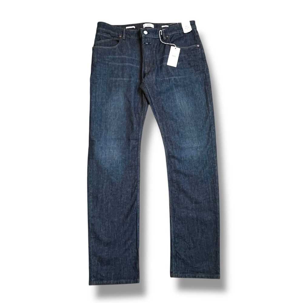 CLOSED Mens Jeans Unity Slim 38x39 NWT Candiani Demin Italy Organic Cotton Blue